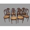 Eight mahogany chairs