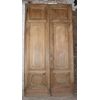 ptci401 entrance door in walnut &#39;900, mis. h 272 cm x 138