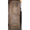 ptir350 a door carved in walnut, mis. h 210 cm x width. 70 cm