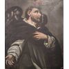Dipinto olio su tela del 1600 italiano raffigurante San Vincenzo 
