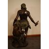 Antica scultura in bronzo firmata A. De Luca