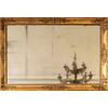 Specchiera rettangolare francese stile Impero del 1800