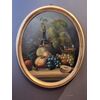 Coppia di dipinti ovali – Nature morte, fine Ottocento