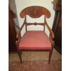 Couple Late Biedermeier armchairs