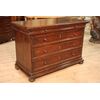 Lombard walnut antique chest of drawers of the end of the seventeenth century