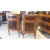 Pair of bedside tables in palm paunchy