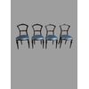Six British carved chairs