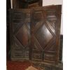 Ptci467 n 2 walnut doors ep. &#39;600, h cm 208 x 107 x 3.5 cm     