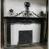 Chm528 black marble fireplace, mis. Cm 232 x 153 cm     