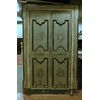 ptl433 porta laccata con decori, mis. max cm 141 x h 245
