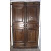 ptn700 portone in noce , seicentesco, h cm 232 x 135 x 9 cm
