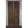 Ptn704 walnut carved baroque door, cm 273 x 121 away     