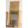 specc131 mirror with raised flower panel, lacquered, mis. h cm 203 x 82     