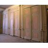 DARB235 - Boiserie impero, con semi-colonne scolpite e porte, epoca inizio '800, metri lineari 13 x H m 3