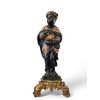 Moretto veneziano in legno laccato e dorato