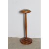 Antico posacenere da terra art deco 1940 in noce massello e ottone. Alto cm 65