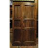 ptcr414 portoncino rustico, in larice a due ante,misura totale cm 100 x 177 h 