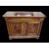 Walnut sideboard with two doors, 19th century     