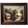 Landscape with figures from the 16th century     