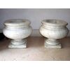 coppia vasi decorativi marmo