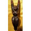 Ancient anthropomorphic Burmese wooden slingshot     