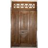 ptci455   portoncino in rovere, misura massima cm 143 x h 205 + 53 grata