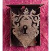 Bella serratura da cassapanca funzionante, ma priva di chiave XVII secolo