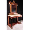 Empire console with mirror, Tuscany, 1800     