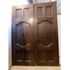ptn072 - portone ingresso,  piemontese  in noce , ep. '700, 