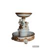 Centrotavola In Porcellana di metà 1800 con Putti e Alzatina