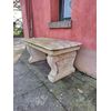 Coppia di panchine in pietra gallina francese - 123 x 58 cm