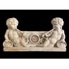 Antonio Brilla (Savona 1813-1891), Coppia di putti con cornucopie