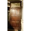 pti612 - porta in pioppo e castagno, mis. max cm 117 x 282 h