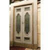 ptl483 - porta laccata epoca '700,con telaio mis.cm 160x 250 h