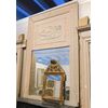 specc174 - caminiera laccata con decori, h cm 195 x 130