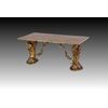 Lacquered wood coffee table     