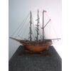 Model of a wooden sailboat.Italy     