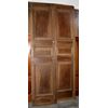  pts493 n. 3 porte doppie in noce bifacciali, mis. cm 125 x h 270 