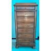 Secretaire in blond walnut, Luigi Filippo.Italia     