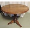 oval walnut table 86 x 75 cm, h 77     