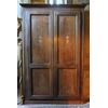 stip209 - wall unit in walnut, cm l 140 xh 230     