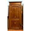 pts397 n. 2 porte in noce intarsiate mis. cm 120 x 238 h 