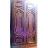 ptn020 portone a due battenti in radica di noce, ep. 1600, larg.165 x h 300 cm