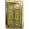 ptl216 coppia di porte azzurre e gialle, mis. max cm l 138 x h 225 