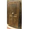 ptcr434 - portoncino rustico in noce, misura max. cm l 82 x h 175