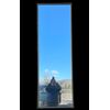 Specchiera con cornice in legno a  motivi vegetali.