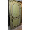 ptl419 una porta barocca con telaio, in noce, misura h cm 235 x 125 