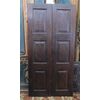 pti627 - porta in noce a due battenti, epoca '700, cm l 94 x h 191