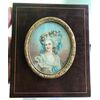 Miniatura  raffigurante figura femminile.Firma:G.Fremont.Francia.