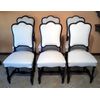 Group of six spool-style chairs     